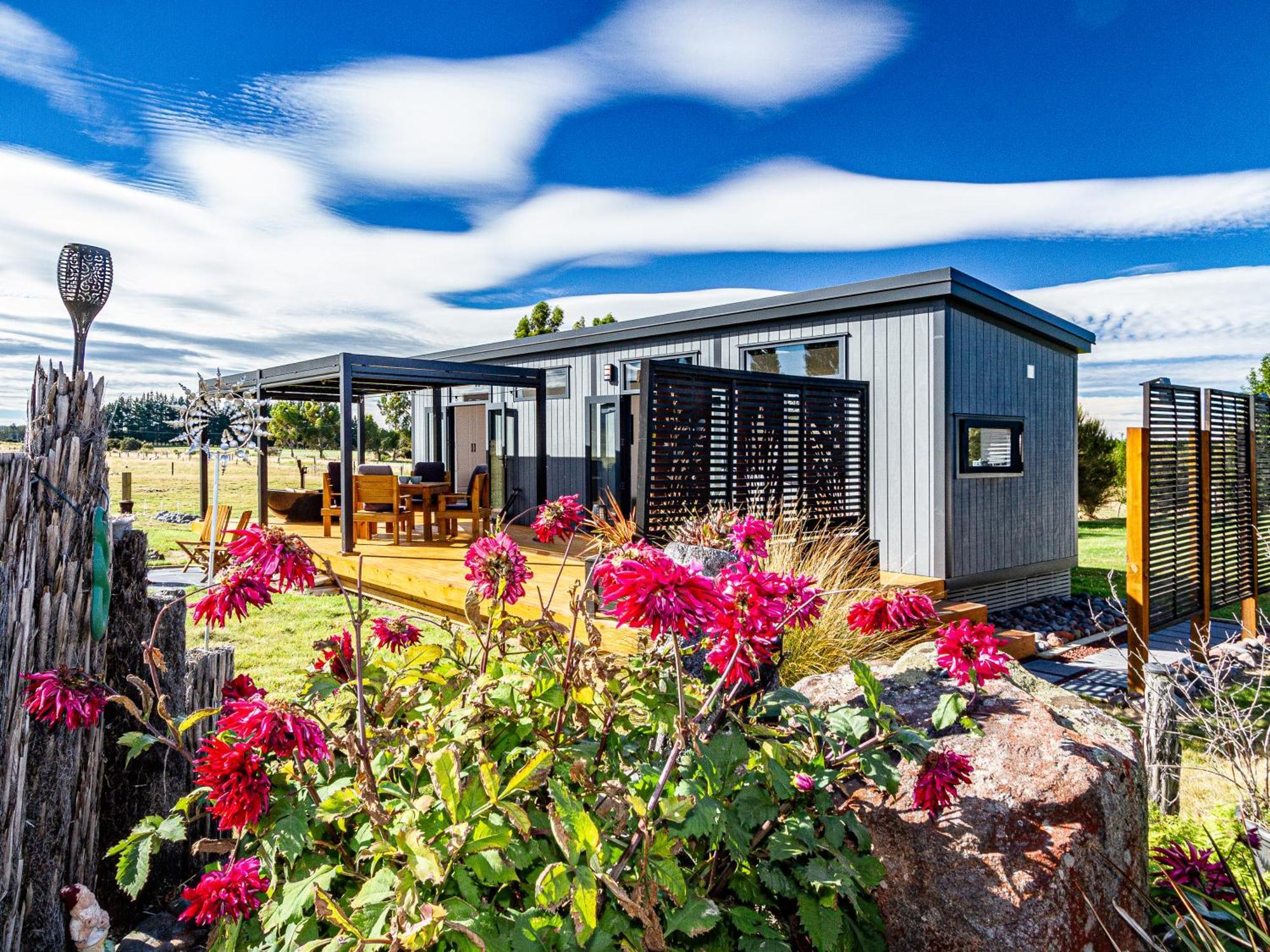 Mangateitei Views - Rangataua Tiny Home Ohakune Exteriér fotografie