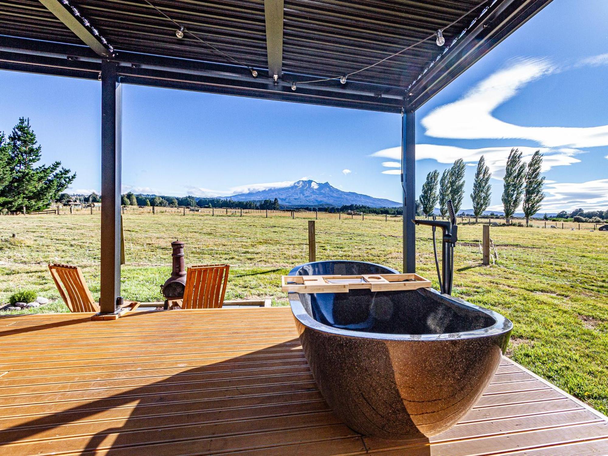 Mangateitei Views - Rangataua Tiny Home Ohakune Exteriér fotografie