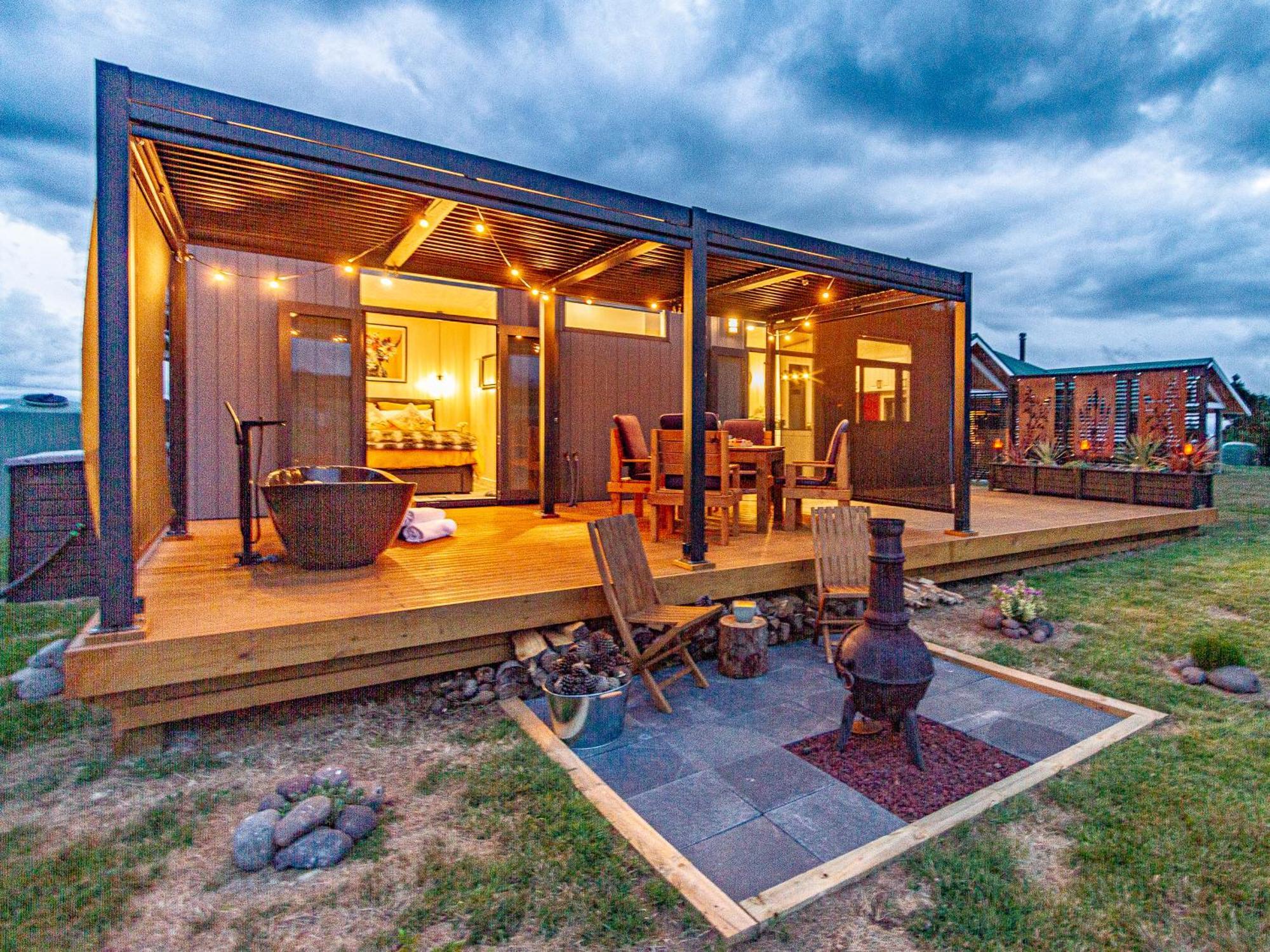 Mangateitei Views - Rangataua Tiny Home Ohakune Exteriér fotografie