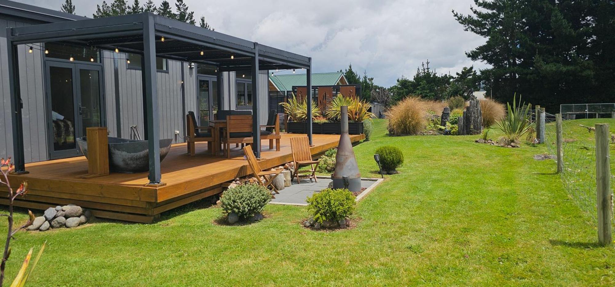 Mangateitei Views - Rangataua Tiny Home Ohakune Exteriér fotografie