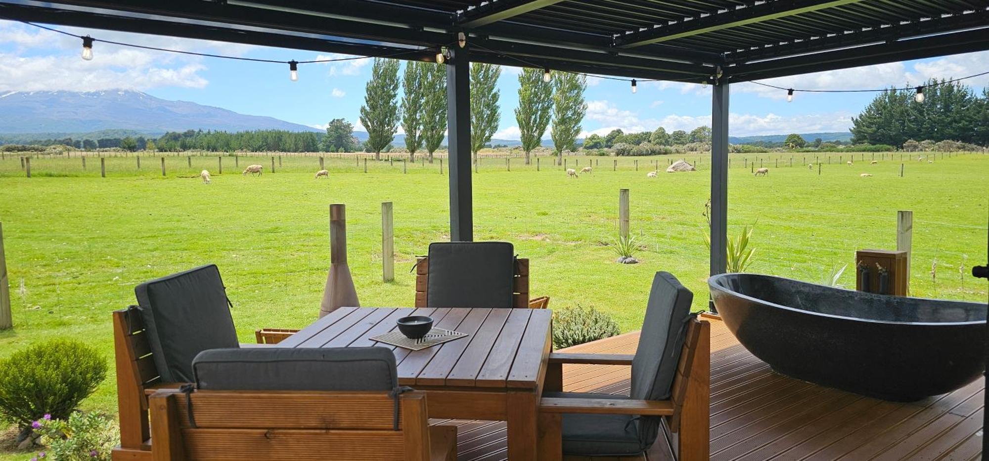 Mangateitei Views - Rangataua Tiny Home Ohakune Exteriér fotografie