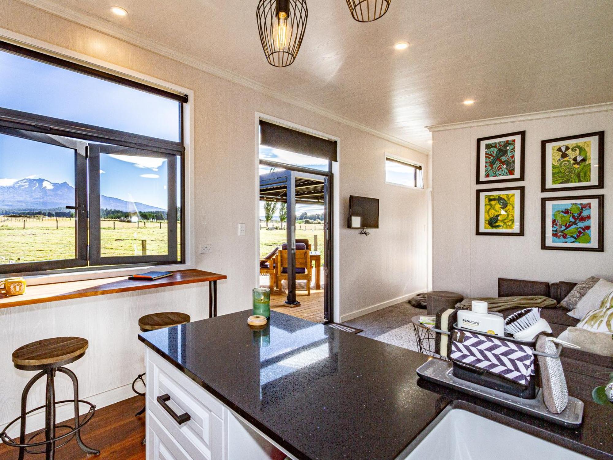 Mangateitei Views - Rangataua Tiny Home Ohakune Exteriér fotografie