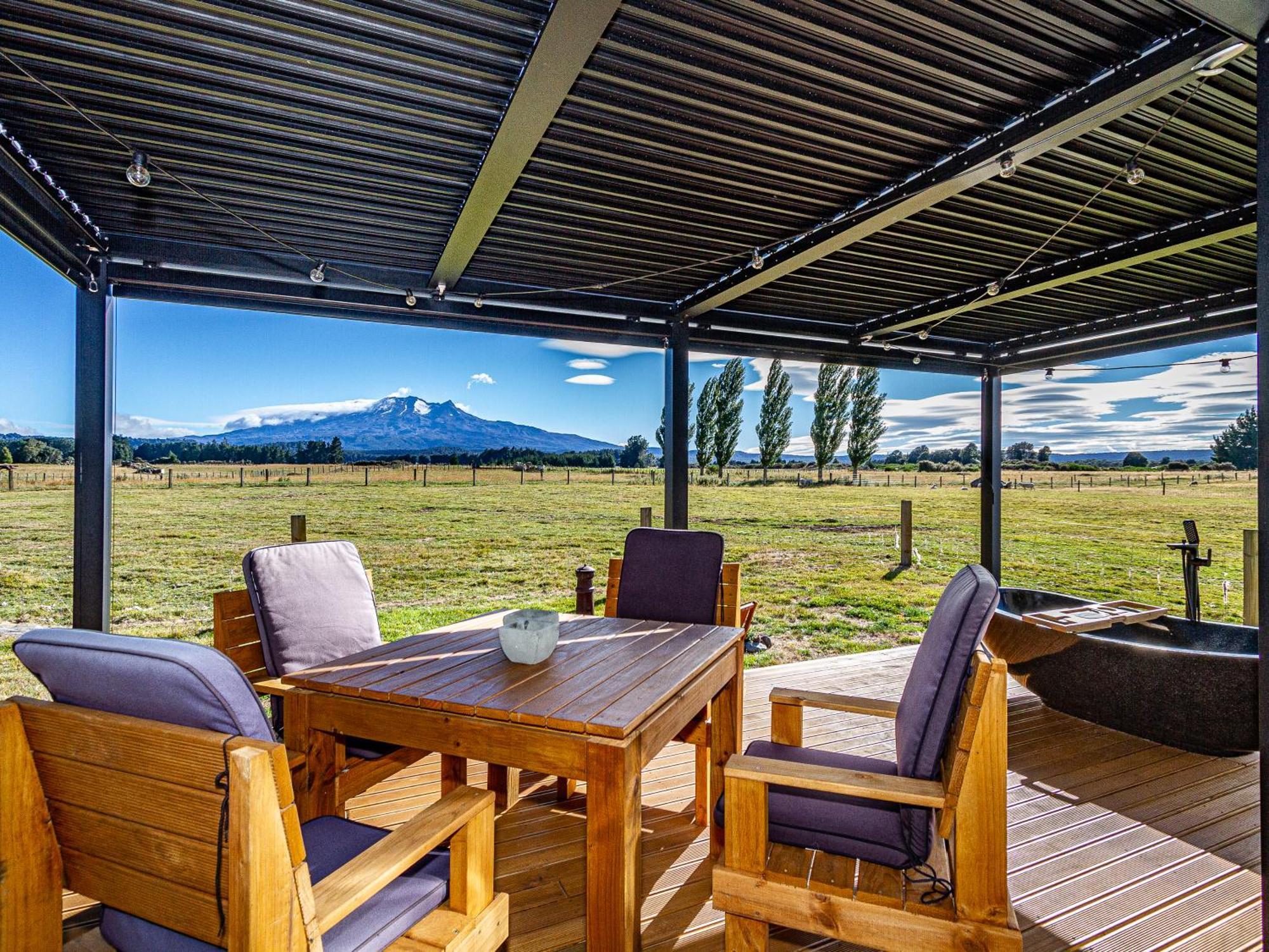 Mangateitei Views - Rangataua Tiny Home Ohakune Exteriér fotografie