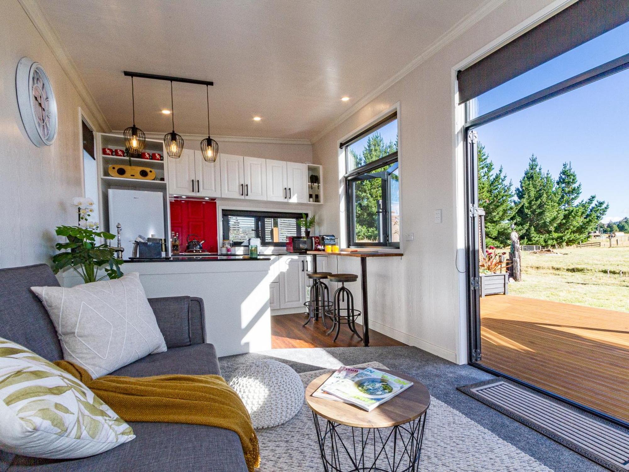 Mangateitei Views - Rangataua Tiny Home Ohakune Exteriér fotografie