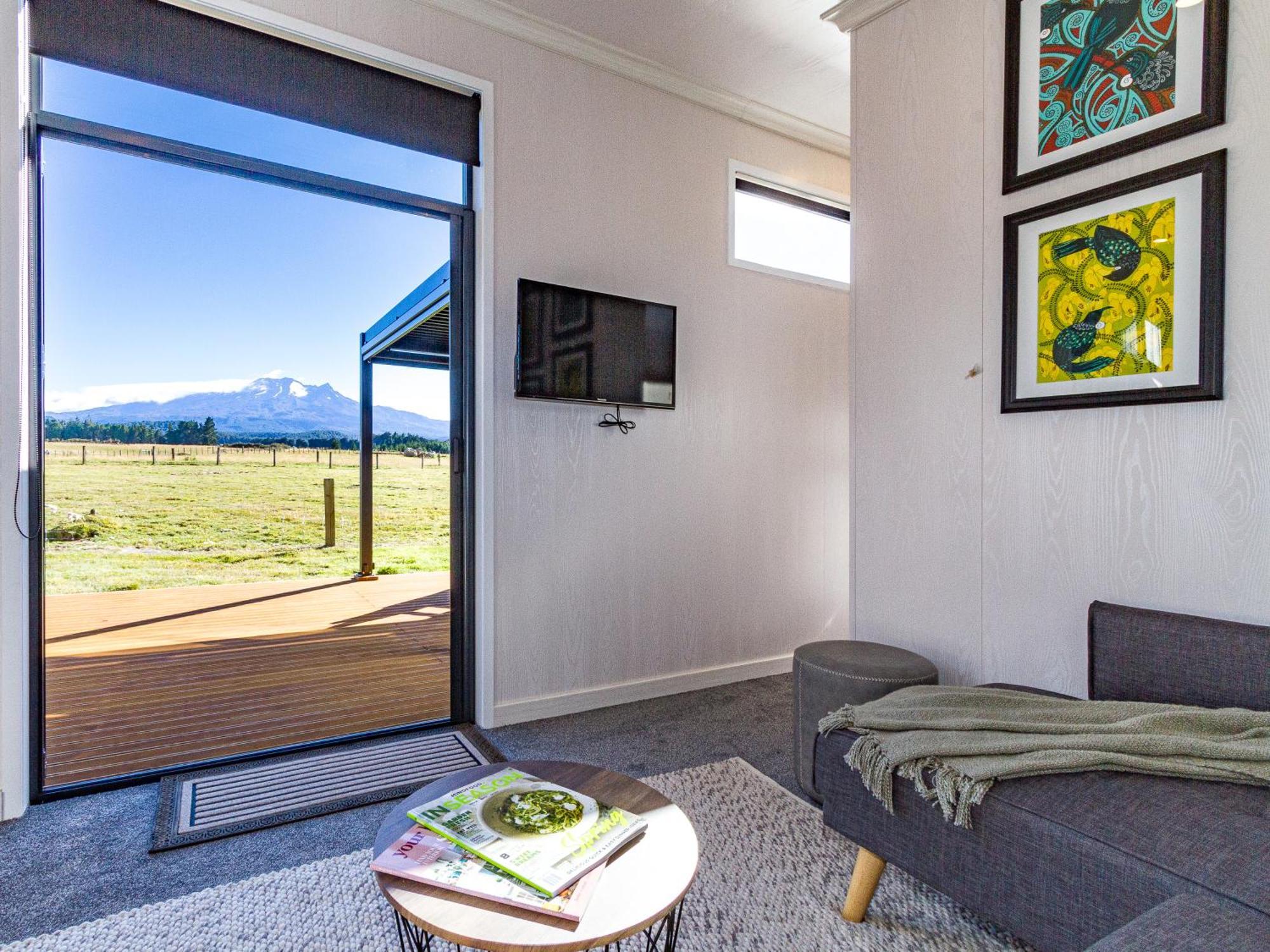 Mangateitei Views - Rangataua Tiny Home Ohakune Exteriér fotografie